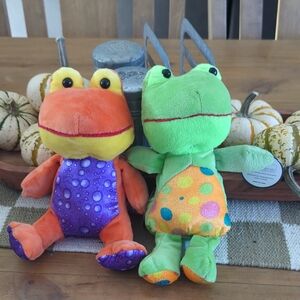 NWT Frog Stuffys (2)